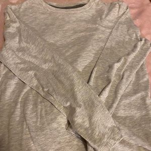 Plan grey long sleeve shirt